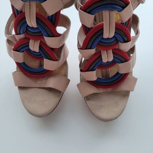 L.A.M.B. Zed Heeled Sandal 7.5 - Picture 4 of 7